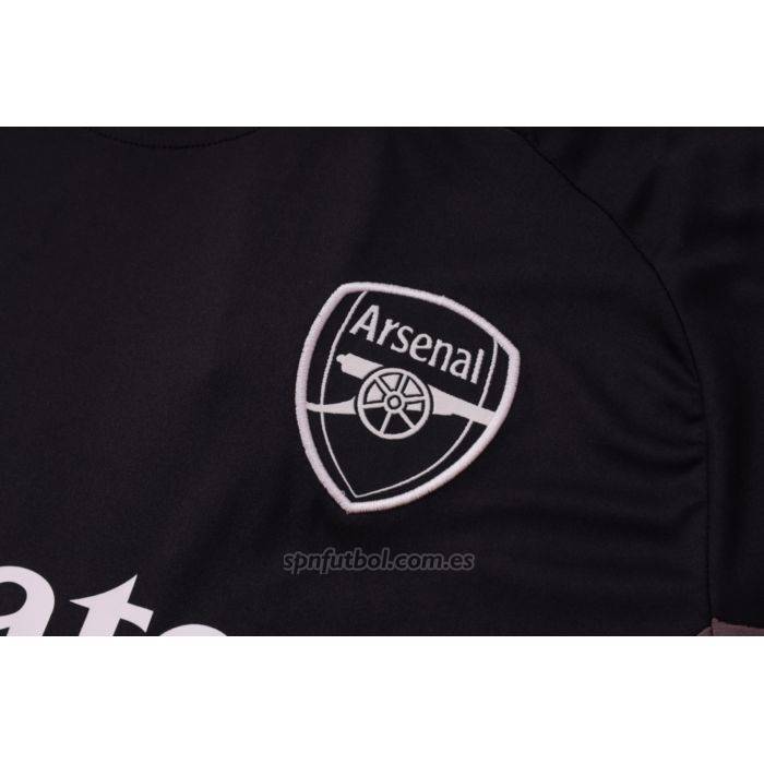 Chandal del Arsenal Manga Corta 2024-2025 Gris Oscuro - Pantalon Corto